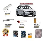 Kit Filtri Tagliando per Bmw X3 ( E83 ) 2993 cc 3.0 d 150 Kw 204 Hp Cv