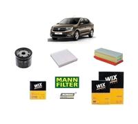 Kit Filtri Tagliando per Dacia Logan II 1.0 Sce 54 Kw 73 Hp