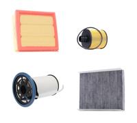 Kit Filtri Tagliando per Fiat 500x, Jeep Renegade, Compass 1.6 2.0 Multijet CRD Euro 6, 4 Pezzi