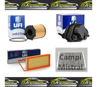 KIT FILTRI TAGLIANDO PER FORD FIESTA FUSION 1.4 TDCI HDI