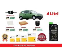 Kit Filtri Tagliando per Ford Fiesta V 1.25 16v + 4 Litri Olio Ford 5W30