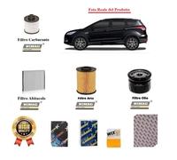 Kit Filtri Tagliando per Ford Kuga II 2.0 TDCi 120 150 Hp