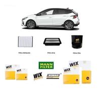 Kit Filtri Tagliando per Hyundai i20 1.2 Benzina Metano LPG
