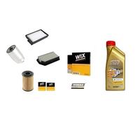 Kit Filtri Tagliando per Hyundai i30 1.4 CRDi + 4 Litri Olio Castrol 5w30