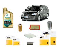 Kit Filtri Tagliando per Lancia Voyager 2.8 CRD + 7 Litri Olio 5W40