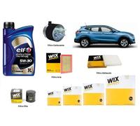 Kit Filtri Tagliando per Nissan Qashqai 1.5 DCi + 5 Litri Olio Elf 5W30