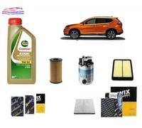 Kit Filtri Tagliando per Nissan X-TRAIL 1.6 dci 130 Hp + 6 Litri Olio 5W30