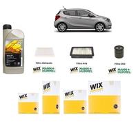 Kit Filtri Tagliando per Opel Karl 1.0 55 Kw + 4 Litri Olio Opel 5W30