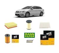 Kit Filtri Tagliando Seat Leon III 5F1 1.6 TDi 90 105 110 115 Hp