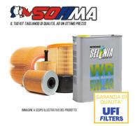 KIT FILTRI TAGLIANDO SOFIMA ALFA ROMEO 156 SW 1.9 JTD 1900 CC 140 CV KF0031/so