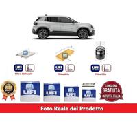 KIT FILTRI TAGLIANDO UFI PER JEEP AVENGER 1.2 GSE T3 74 KW 101 CV