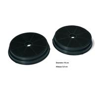 KIT FILTRO 2 filtri CAPPA CARBONE ATTIVO ORIGINALE TECNOWIND ACK62836 PEZZI 2