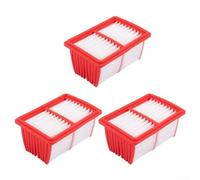 Kit filtro #2608000717 compatibile con aspirapolvere GDE12 GDE18V-12 GDE18V-16 GDE28D materiale di carta filtrante supporta la manutenzione regolare (confezione da 3)