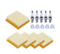 Kit filtro aria 15 pezzi con scintilla e olio per decespugliatore e decespugliatore migliora l'efficienza del motore per la manutenzione del giardino