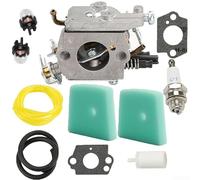 Kit filtro aria carburatore for decespugliatori 123L 323L 325 326 323 322 327P4 223L, ricambio OEM 503283110 con tubi carburante Spark