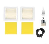 Kit filtro aria di ricambio compatibile con SRM2620 SRM3020 LE262 AH262 T262 e PPF2620 tra cui filtro carburante e tubo del carburante per tosaerba e attrezzature da giardino
