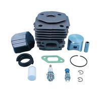 Kit filtro aria e carburante for cilindro e pistone da 47 mm, adatto for motosega CS2159 CS2156 con porta di grande diametro