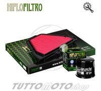 Kit Filtro Aria + Filtro Olio TRIUMPH Speed Triple 1050 2007 2008 / Coppia HIFLO