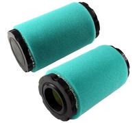 Kit Filtro Aria HQRP 2-Pack Per John Deere GY21055 MIU11511 D110-120 E110 LA125