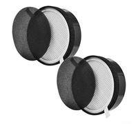 Kit filtro aria LVH132 confezione da 2 con True per HEPA H13 e filtro a carbone attivo per la rimozione di peli di animali domestici e contaminanti atmosferici nocivi