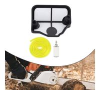 Kit filtro aria motosega 530029908 con filtro carburante e tubo carburante, telaio in poliuretano a prova di perdite, efficienza di filtraggio del 99% per una protezione superiore del motore