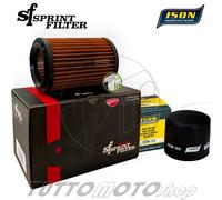 Kit Filtro Aria + Olio DUCATI Hypermotard 1100 EVO 2010 2011 2012 Coppia Filtri