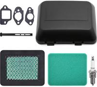 Kit Filtro Aria per Honda GCV160 GCV190 GCV135 GC190 GC160 GC135 Tagliaerba, JRISBO GCV 160 Filtro Aria con Coperchio Guarnizione Candela Prefiltro Rasaerba Motore Ricambi