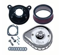 Kit filtro aria S&S mini teardrop stealth 91-06 xl sportster con cv carburatore