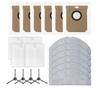 Kit filtro aspirapolvere, panno mocio, sacchetto per la polvere, spazzola laterale per Cecotec Conga 8490 Ultimate Ultra Power Home, set da 4 pezzi