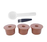 Kit filtro caffè Riutilizzabile Ricaricabile Capsula caffè Filtro Tazza Spazzola Kit cucchiaio Cucchiaio Accessorio per forniture per macchine da caffè Caffitaly