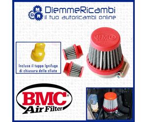 KIT FILTRO CONICO BMC + TAPPO FIAT 500 - 595 ABARTH SFIATO ESTERNO POP OFF