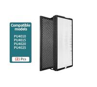 UDXVUXCX Kit Filtro di Ricambio, Compatibile con Rowenta, Compatibile con Intense, Purificatore d'Aria Pure 4010 PU4015 PU4020 PU4025, Codice Articolo XD6074U0 XD6075 Filtri HEPA