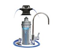 KIT FILTRO E RUBINETTO A LED RIVER ARGENTO PRO Autonomia max 11000 Lt