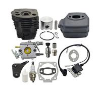 Kit filtro guarnizione bobina accensione carburatore cilindro pistone adatto for motosega 51 55 (45 mm) pezzi di ricambio