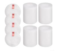 Kit filtro in schiuma e feltro per Shark AV1010AE ricambio | Set di 4 schiuma, lavabili e riutilizzabili, si adattano esattamente a Shark per serie iq, mantiene la potenza di aspirazione