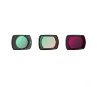 Kit filtro magnetico ND8 ND16 ND32 e CPL per DJI Pocket 4 progettato per soppressione dei riflessi e flessibilità di esposizione nell'uso sul campo (set da 3 pezzi)