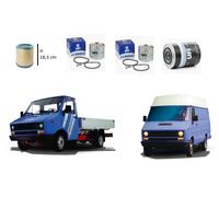 Kit filtro olio aria gasolio tagliando per Iveco DAILY 30.8 35.10 35.12 1989