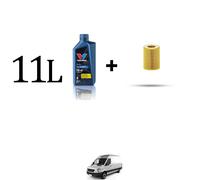 Kit filtro olio e 11L per Mercedes Sprinter II (906) 318 CDI 135kw Dal 2006