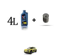 Kit filtro olio e 4L per Citroen c4 Cactus 1.2 Puretech 60kw dal 2014