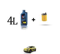 Kit filtro olio e 4L per Citroen C4 Cactus 1.6 Hdi 68kw dal 2014