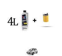Kit filtro olio e 4L per Peugeot 1007 1.6 HDi 80kw Dal 2007