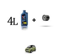 Kit filtro olio e 4L per Smart ForTWO II Coupe/Cabrio (451) 1.0 88kw Dal 2012