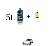 Kit filtro olio e 5L per Alfa Romeo Spider (939) 1.8 JTB 147kw dal 2009