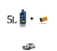 Kit filtro olio e 5L per Audi A3 (8V1,8VK) 2.0 TDI 135kw dal 2012 al 2017