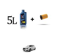 Kit filtro olio e 5L per Audi A3 (8V1,8VK) 2.0 TDI 40 135kw dal 2018