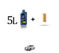 Kit filtro olio e 5L per Seat Leon II (1P1) 2.0 TFSI 136kw dal 2005 al 2006