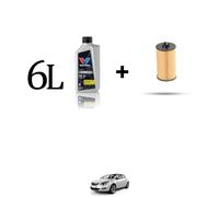 Kit filtro olio e 6L per Opel Astra J ,GTC,SW 1.6 CDTI 81kw Dal 2014