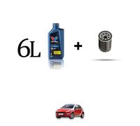 Kit filtro olio e 6L per Smart ForFour (454) 1.5 CDI 70kw Dal 2004 al 2006