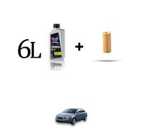 Kit filtro olio e 6L per Volvo S40 2.4 D5 132Kw dal 2006 al 2009