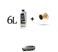 Kit filtro olio e 6L per Volvo V50 2.0 D4 (545) 96kw Dal 2005 al 2006